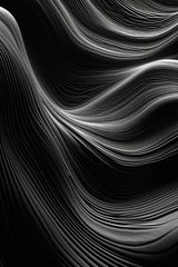 Abstract Black & White Wall Art