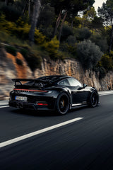 Porsche 911 Carrera Black Wall Art