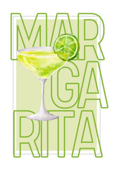 Margarita & limon Cocktail Wall Art