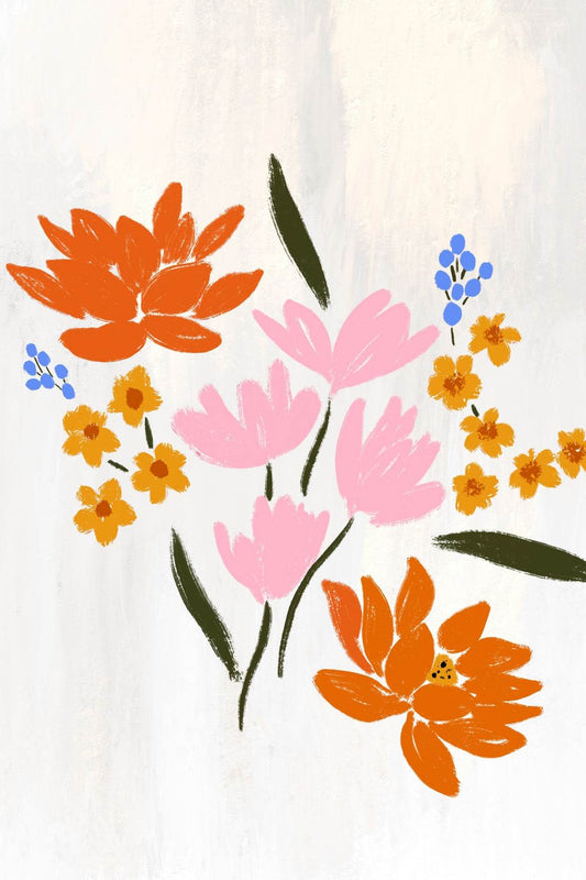Spring Flowers Wall Art - beink online art store
