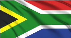 South Africa National Flag Wall Art - beink online art store