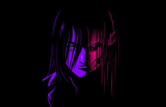 Eren Jaeger Neon  Anime Wall Art