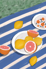 Plate of Lemon And Orange Wall Art