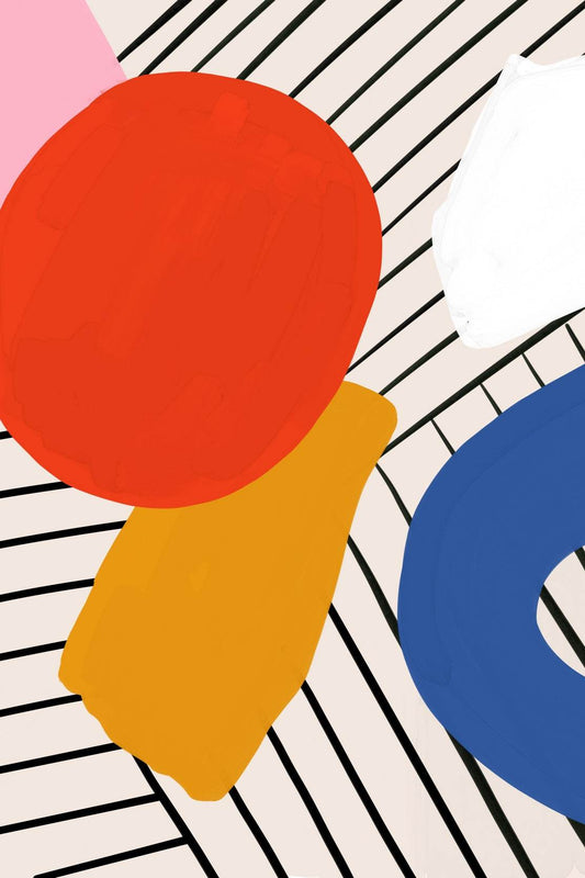 Geometric Color Combination Painting Wall Art - beink online art store