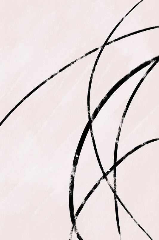 Black Abstract Patterns Wall Art - beink online art store