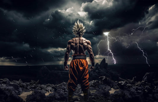 Super Son Goku Anime Wall Art - beink online art store