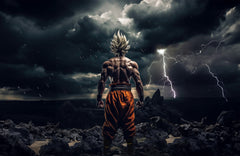 Super Son Goku Anime Wall Art