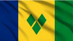 Saint Vincent and the Grenadines National Flag Wall Art