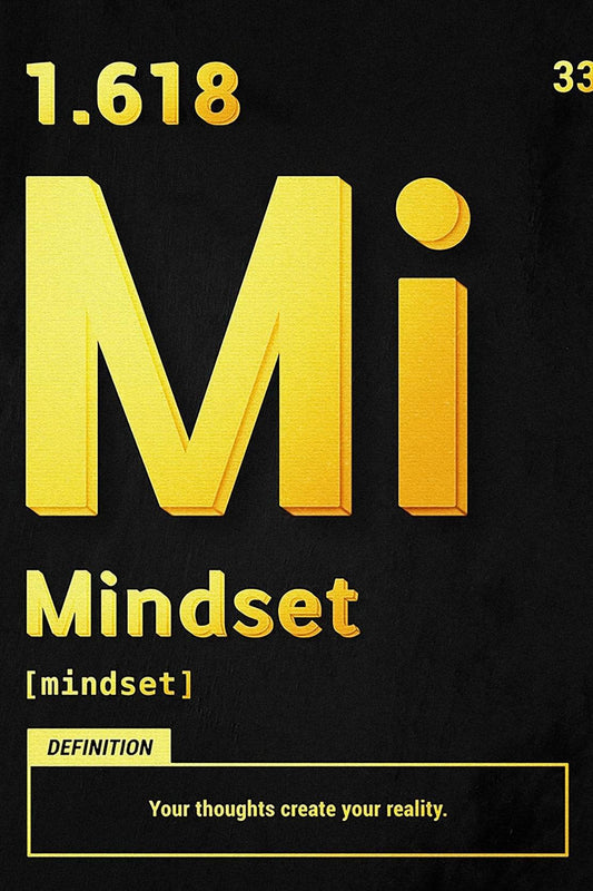 1.618 Mindset Motivational Wall Art - beink online art store