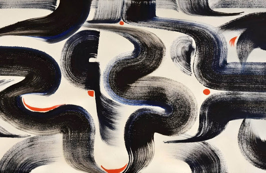 Intertwined Currents Modern Wall Art - beink online art store