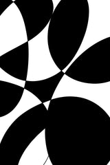 Black and White Graphic Pattern Wall Art