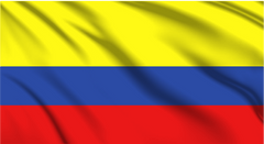 Colombia National Flag Wall Art