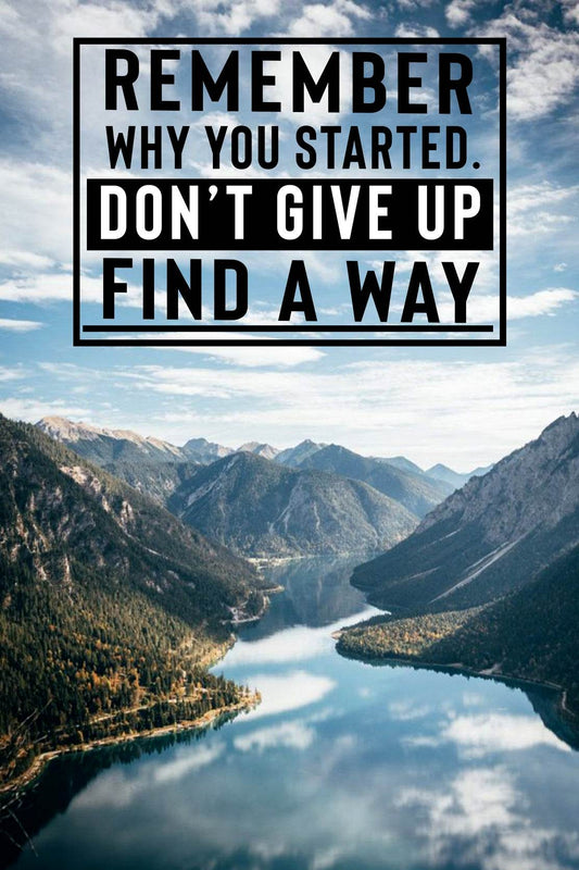 Don't Give Up Motivational Wall Art - beink online art store