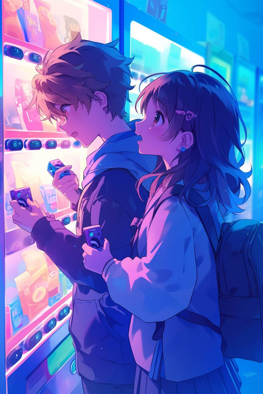 Anime Couple Wall art - beink online art store