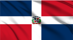 Dominican Republic National Flag Wall Art