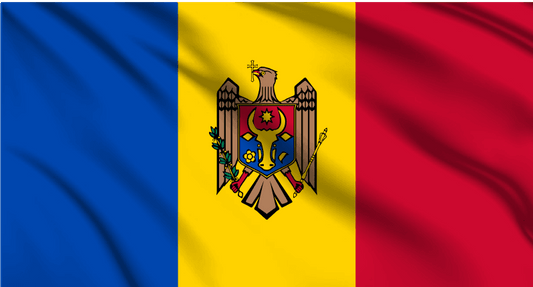 Moldova National Flag Wall Art - beink online art store