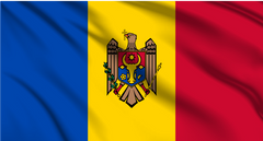 Moldova National Flag Wall Art