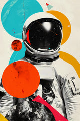 Astronaut Canvas Print Artwork