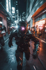 Cyberpunk Robot Vigilum Wall Art - beink online art store