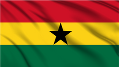 Ghana National Flag Wall Art