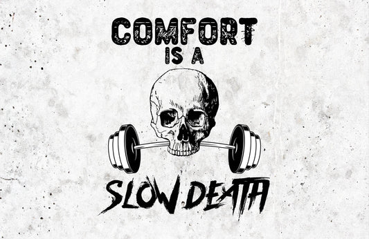 Comfort is Slow Death Wall Art - beink online art store