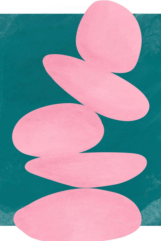 Stone Balance Painting Wall Art - beink online art store