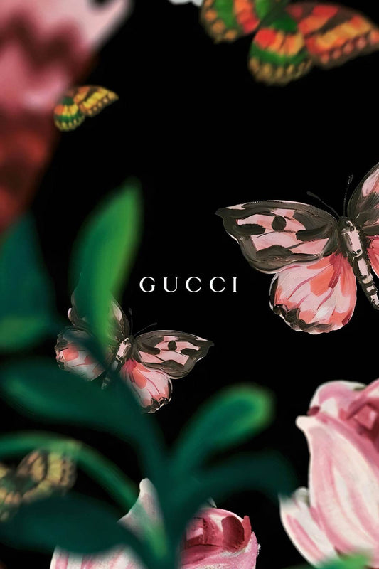 Gucci Butterflies Wall Art - beink online art store