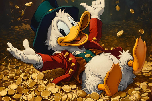 Rich Scrooge McDuck Wall Art - beink online art store