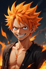 Natsu Dragneel Anime Wall Art - beink online art store