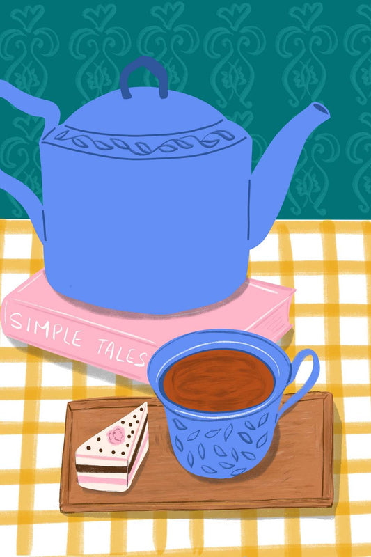 Teapot And Tea Wall Art - beink online art store