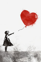 Balloon Girl Wall Art