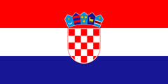 Croatia National Flag Wall Art