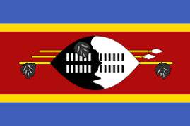 Eswatini National Flag Wall Art - beink online art store