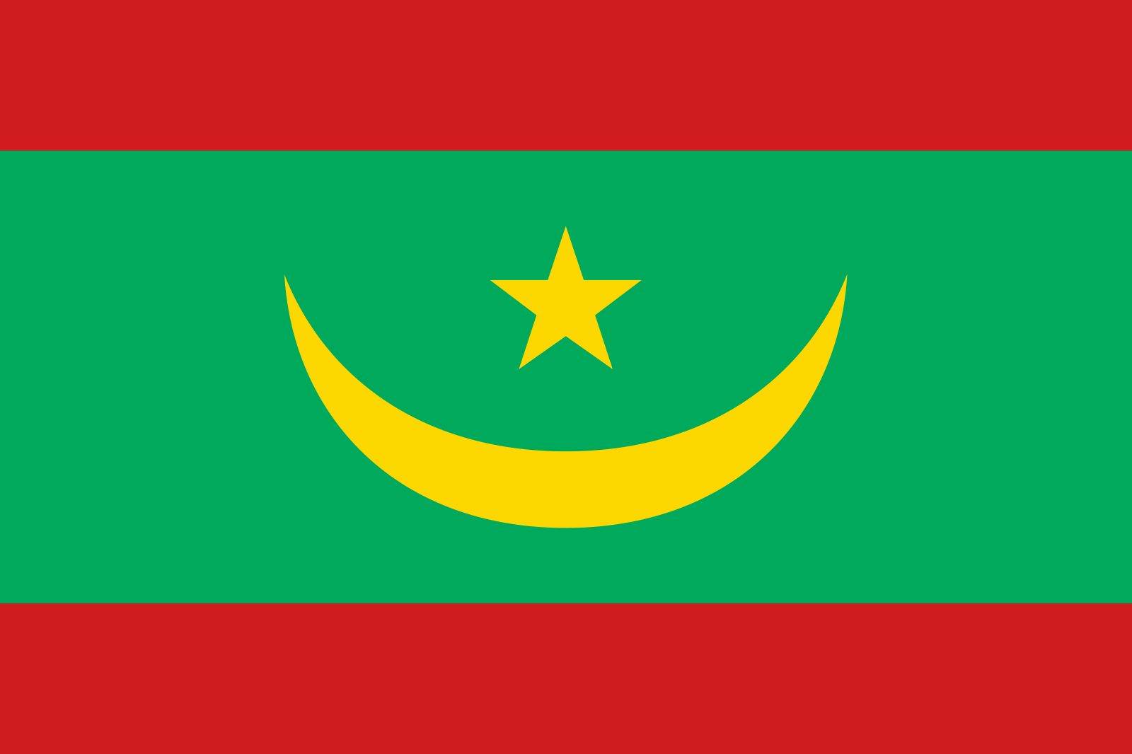 Mauritania National Flag Wall Art - beink online art store