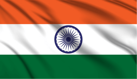 India National Flag Wall Art - beink online art store