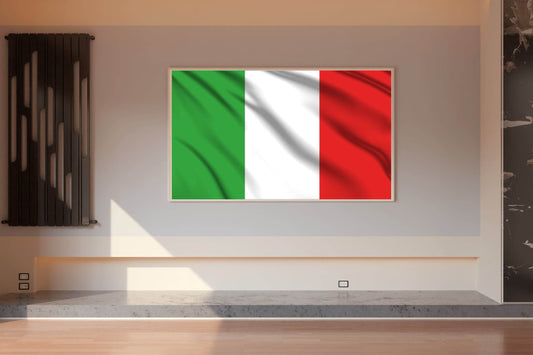 Italy National Flag Wall Art - beink online art store