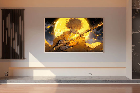 Zenitsu Agatsuma Anime Wall Art - beink online art store