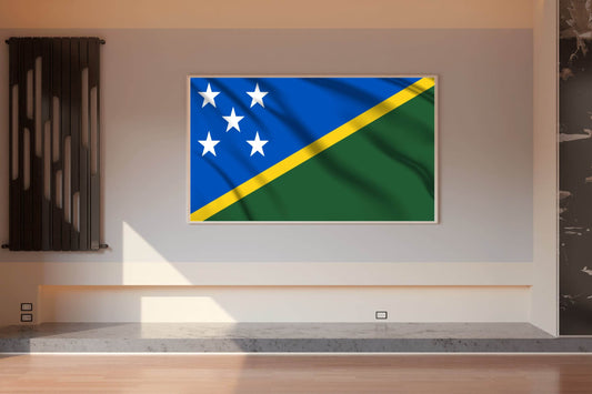 Solomon Islands National Flag Wall Art - beink online art store