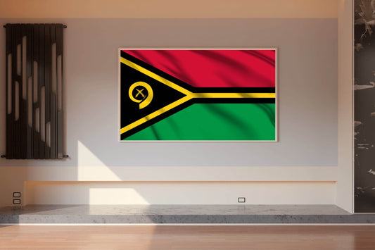 Vanuatu National Flag Wall Art - beink online art store