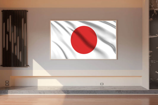 Japan National Flag Wall Art - beink online art store