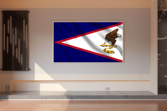American Samoa National Flag Wall Art - beink online art store