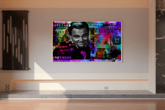 Leonardo DiCaprio - Colorful Dollar Background Wall Art