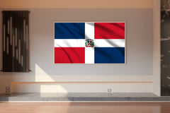 Dominican Republic National Flag Wall Art