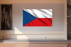 Czech Republic Flag Wall Art