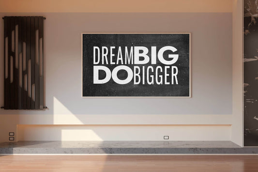 Dream Big Motivational Wall Art - beink online art store