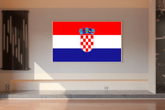 Croatia National Flag Wall Art