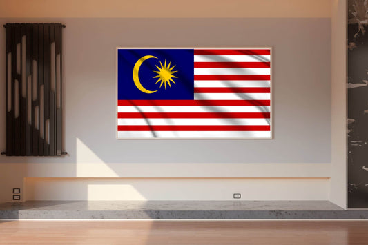 Malaysia National Flag Wall Art - beink online art store