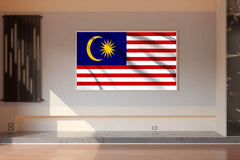 Malaysia National Flag Wall Art - beink online art store