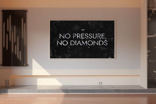 Pressure Makes Diamonds Motivational Wall Art - beink online art store