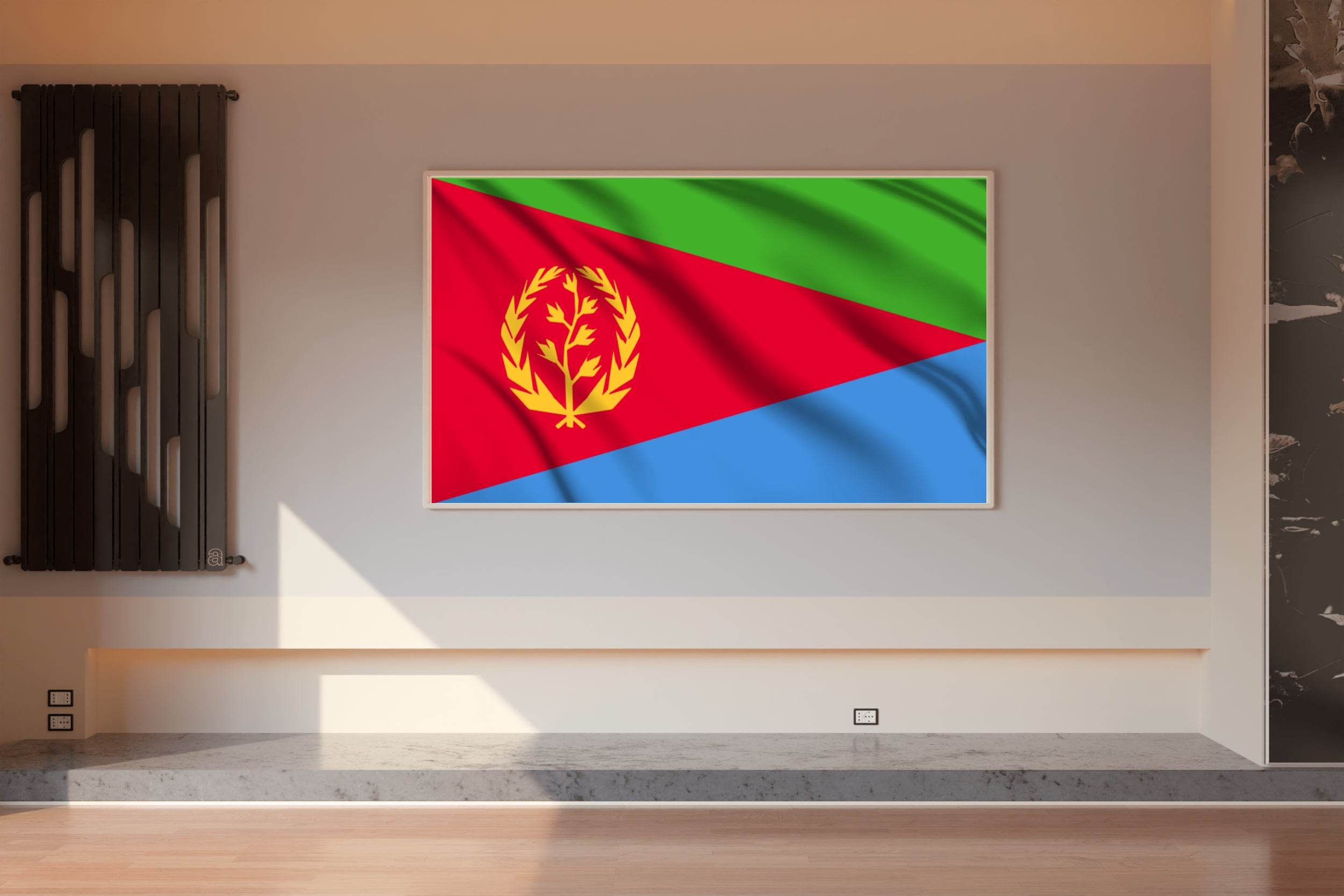 Eritrea National Flag Wall Art - beink online art store